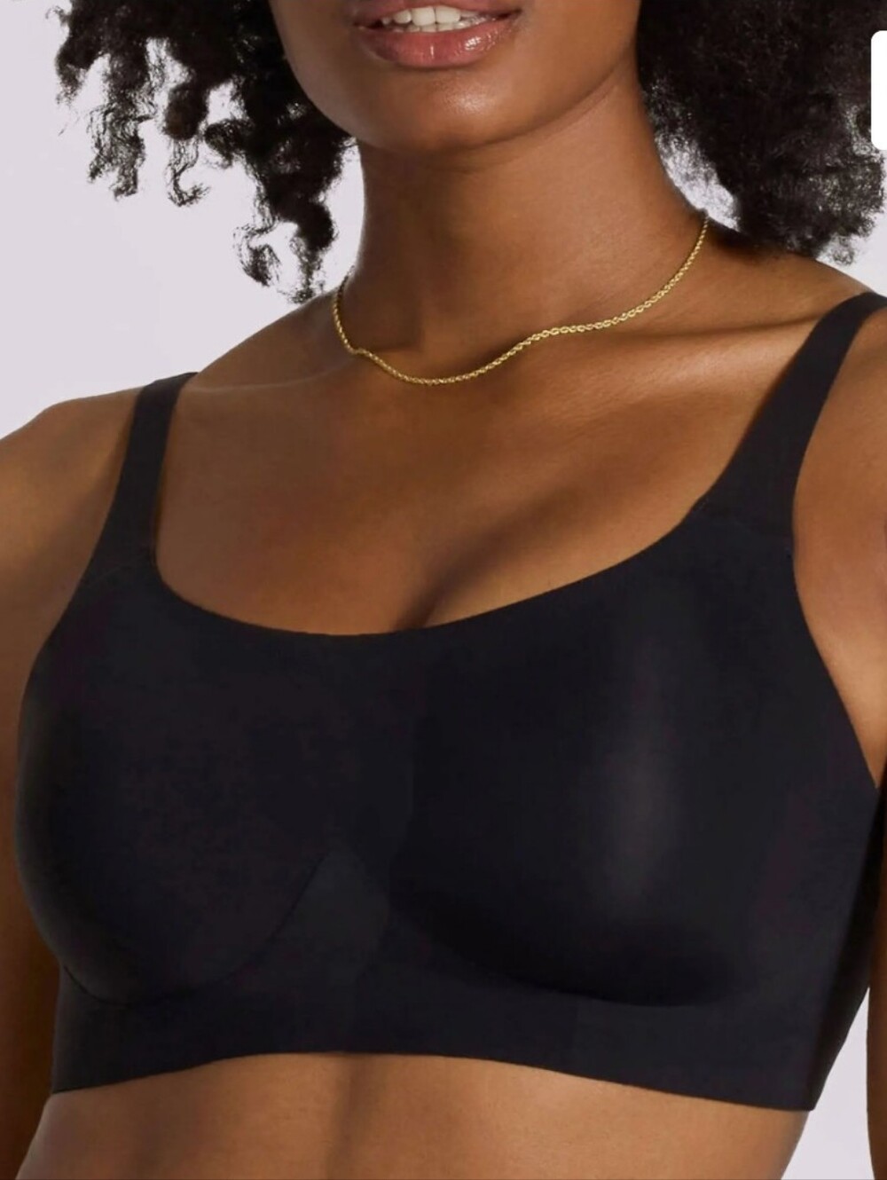 EVELYN&BOBBIE STRUCTURED SCOOP BRA IN BLACKä , SZ:MEDIUM